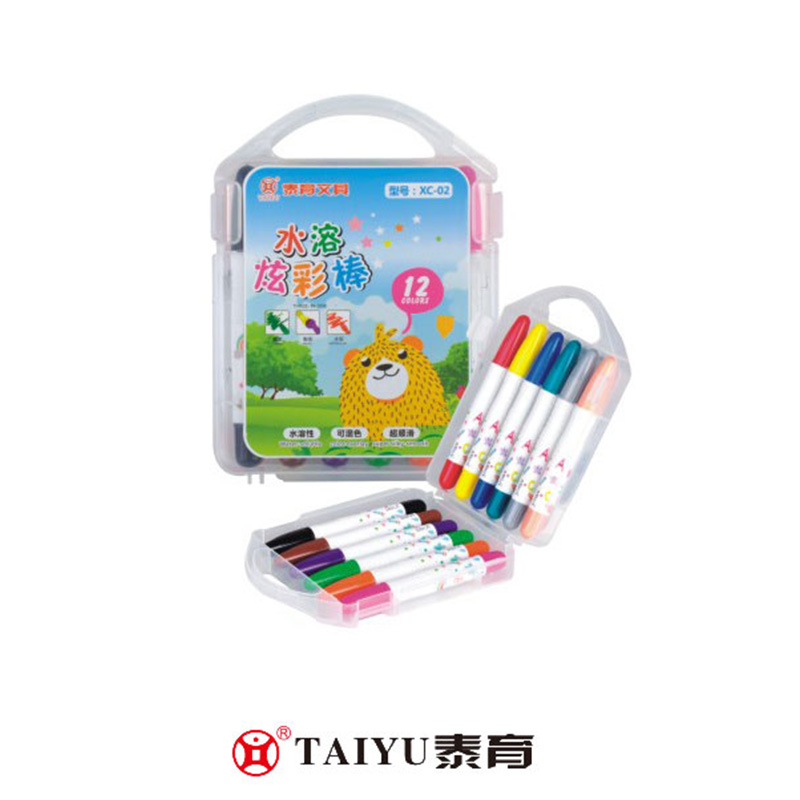 학생들은 Pp 상자에 크레용을 사용합니다. 수용성 글리터 스틱 Crayon-XC 02